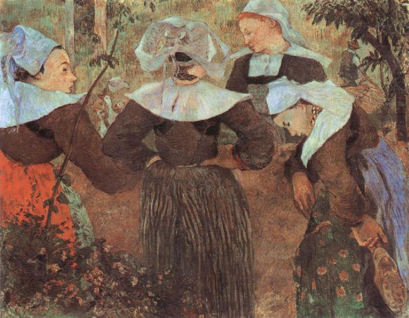 Paul Gauguin The Four Breton girl china oil painting image